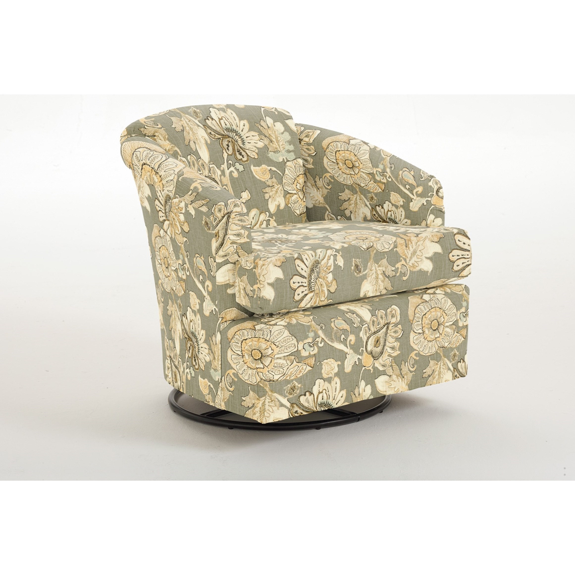 Barrel style best sale swivel chairs
